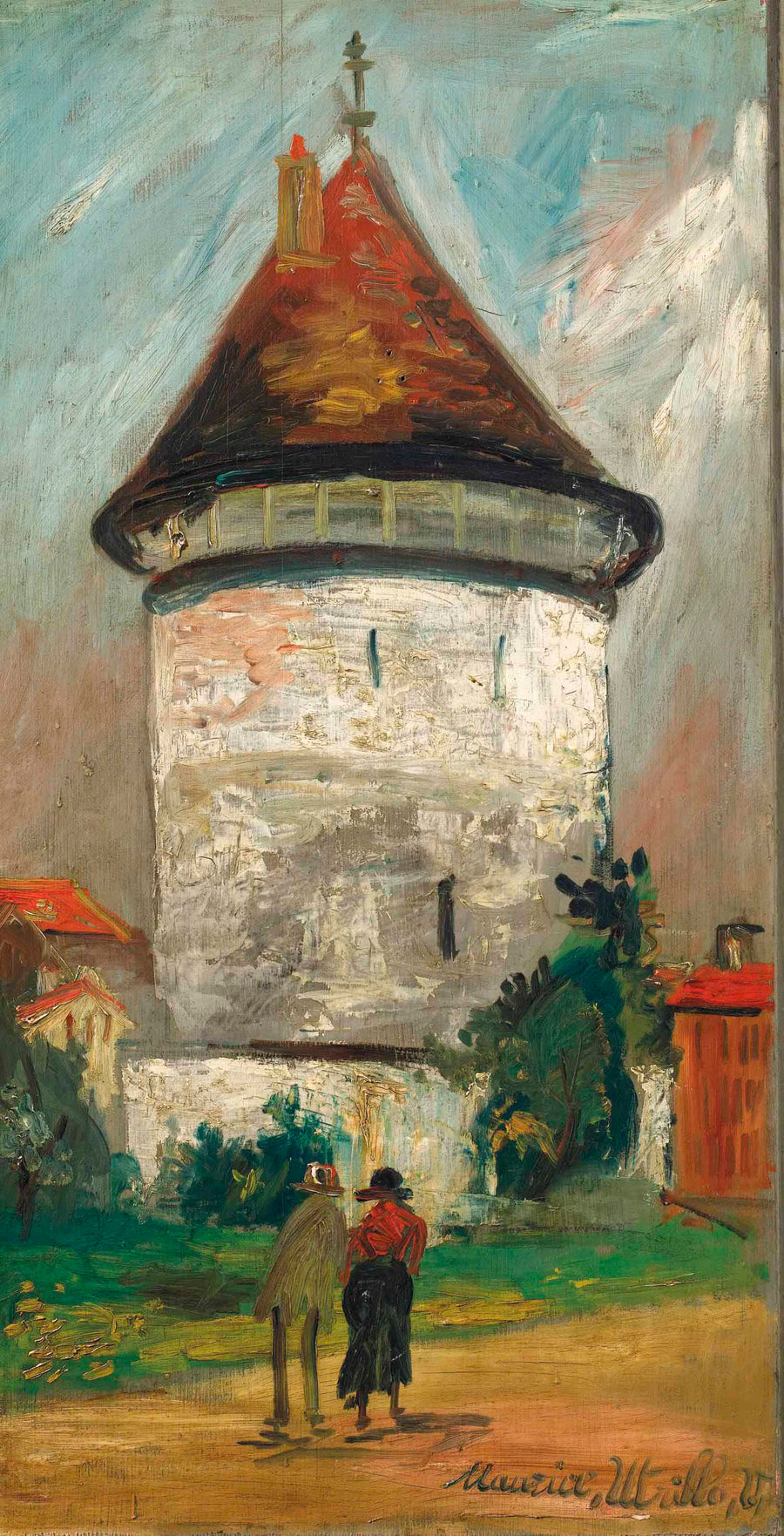La Tour (1927) - Maurice Utrillo