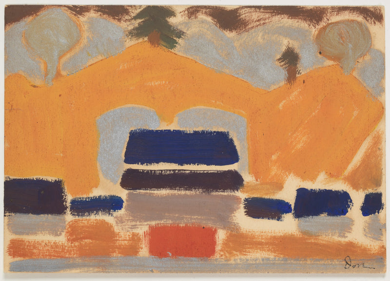 Paysage avec maisons - Arthur Dove