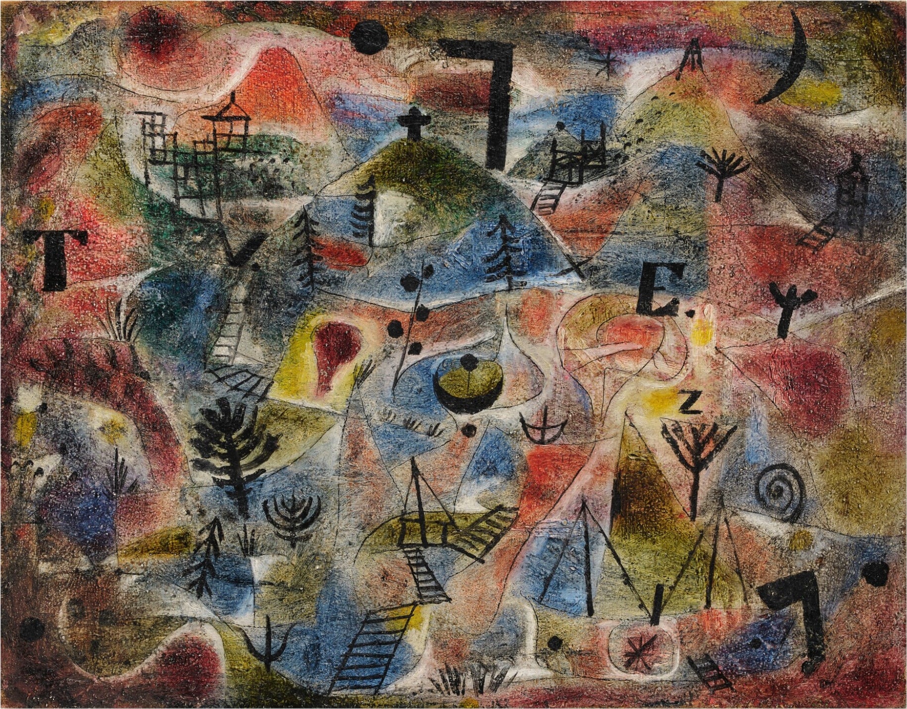 Landscape with Gallows — Paul Klee
