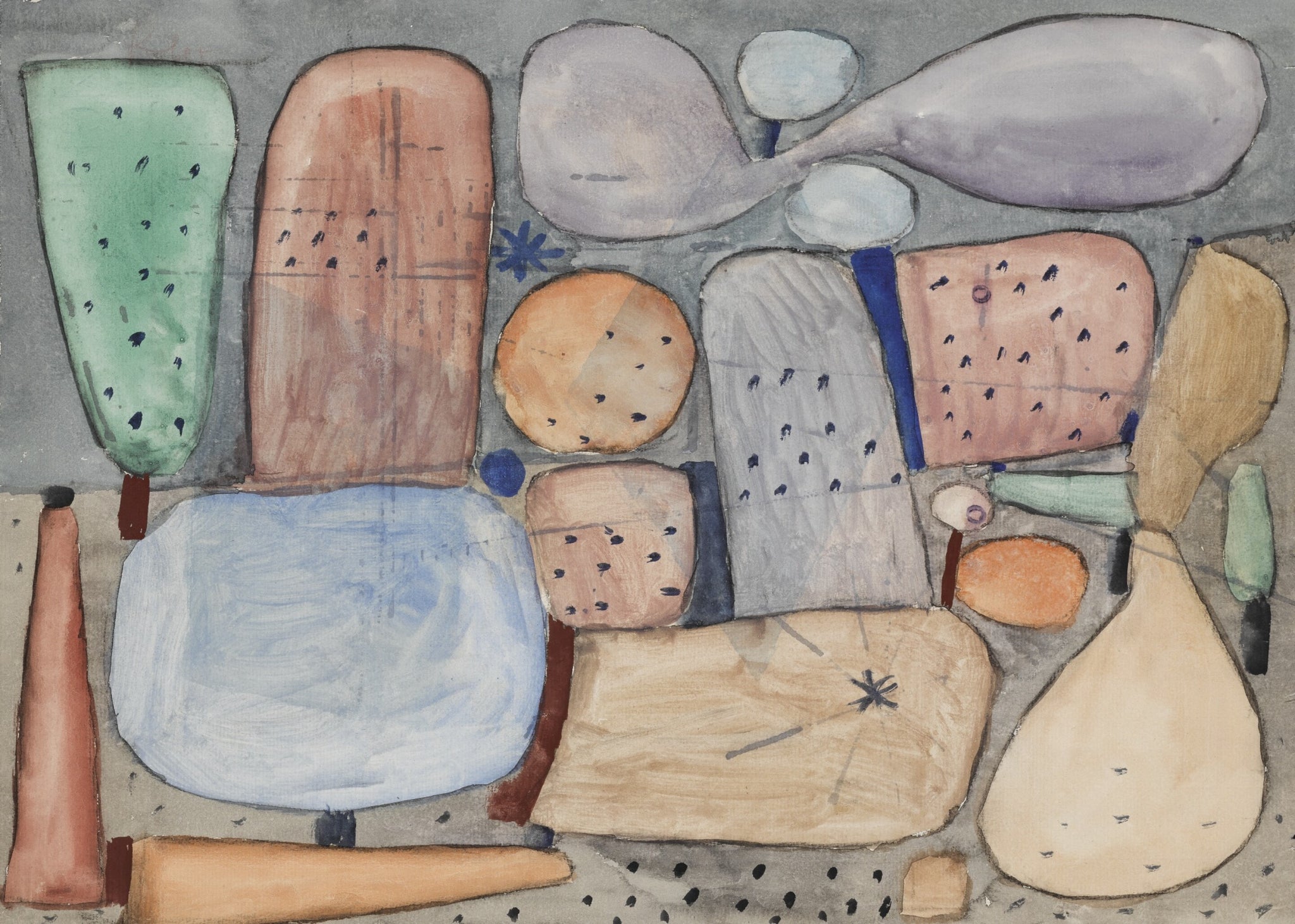 Parts of a Landscape Assembled — Paul Klee