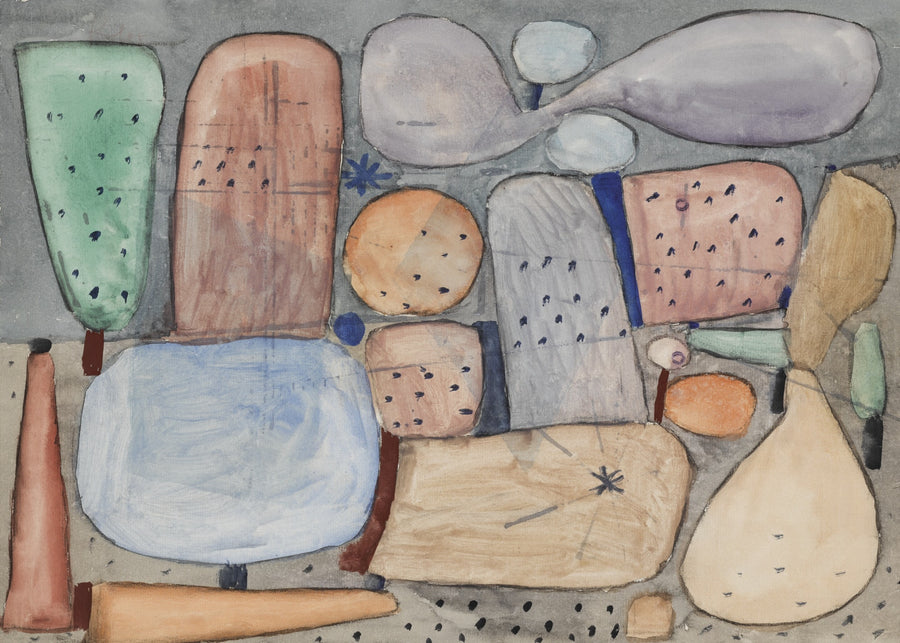 Parts of a Landscape Assembled - Paul Klee