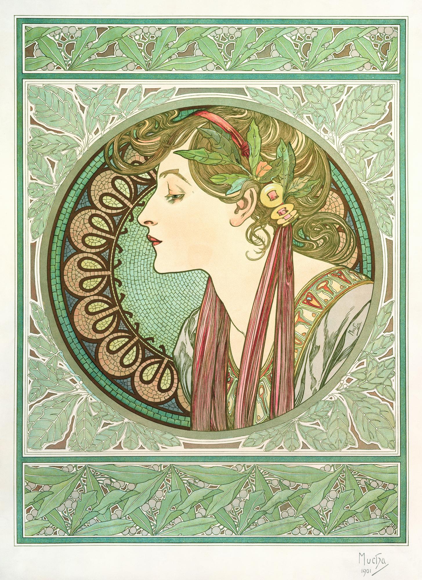 Le Laurier — Alphonse Mucha