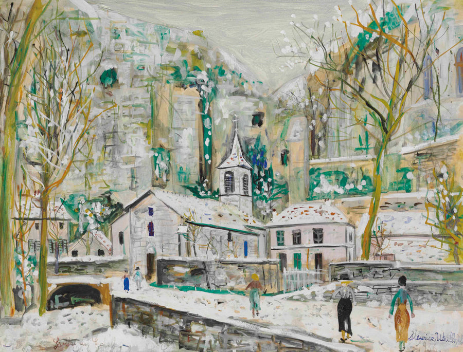 Le Tunnel et les Grottes des Échelles en Savoie (1936) - Maurice Utrillo