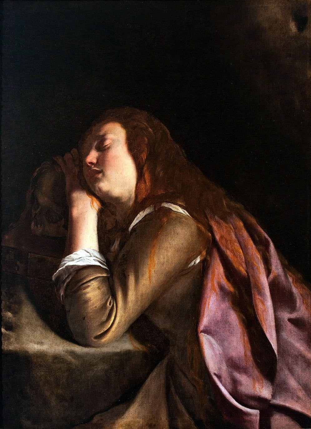 Madeleine pénitente, Artemisia Gentileschi, vers 1627–1629, Museo Correale di Terranova