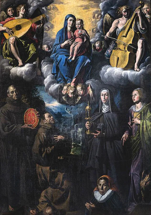 Madone du feu séduit - Tanzio da Varallo image 1 copie de tableau peinte à la main
