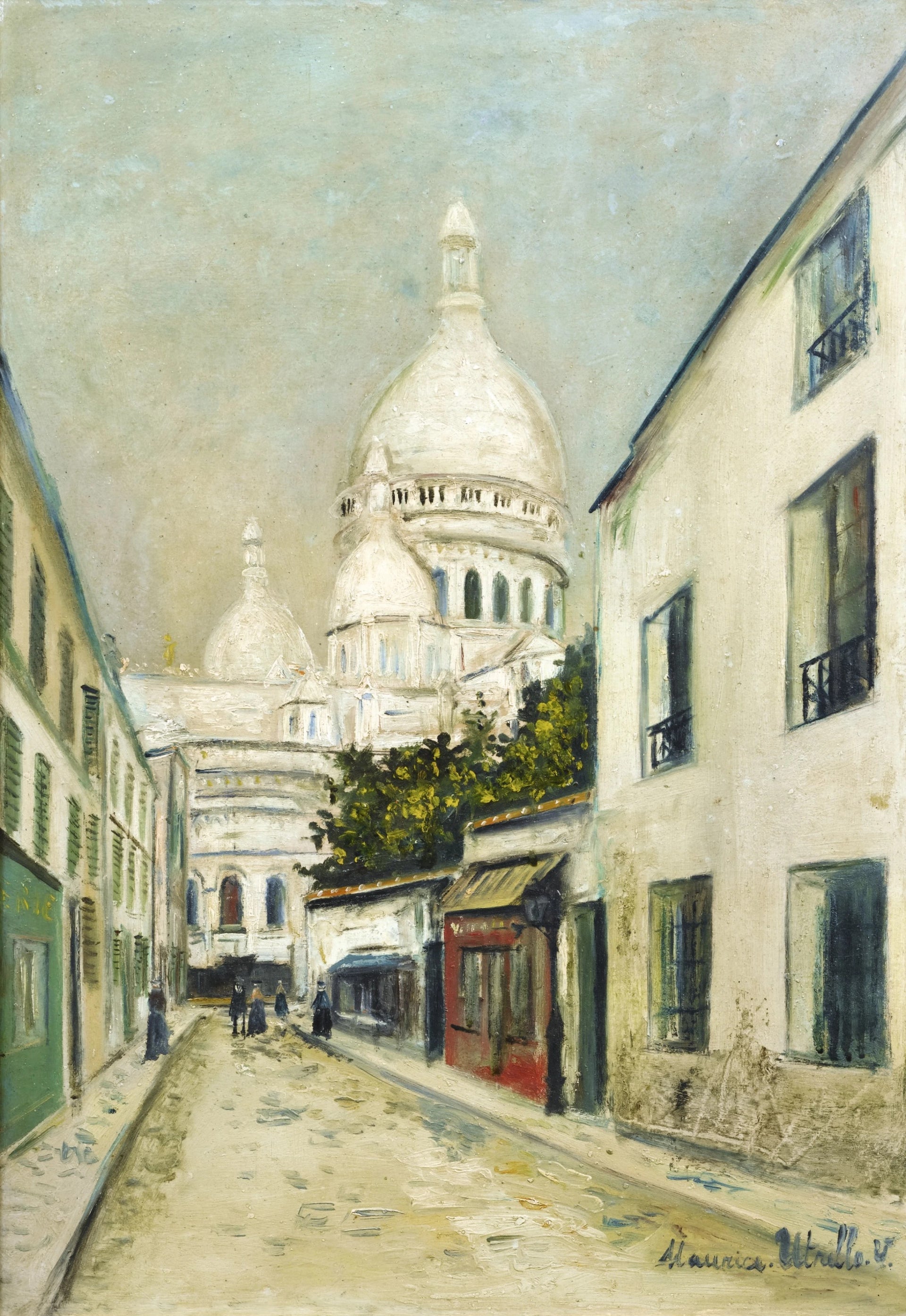 Rue Chevalier de la Barre, Montmartre - Maurice Utrillo