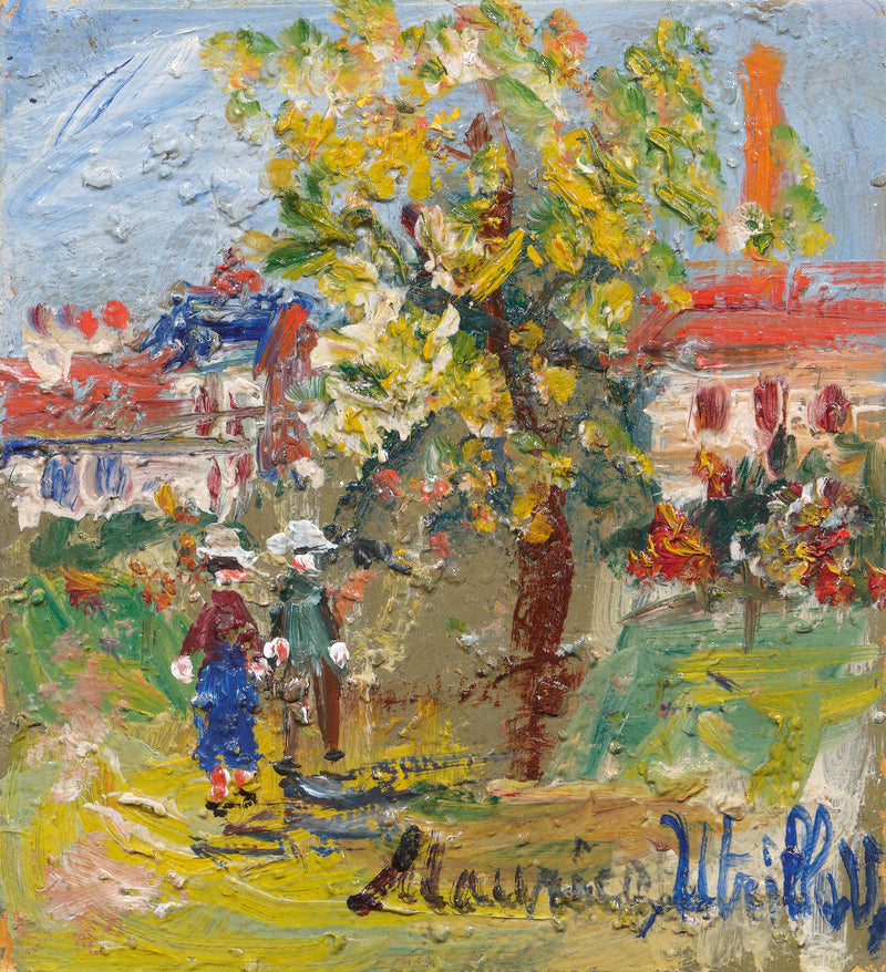 Promenade d'été (1930) - Maurice Utrillo