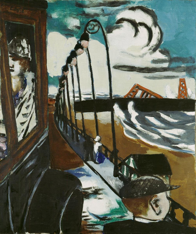 Beach Promendade in Scheveningen (1928) - Max Beckmann
