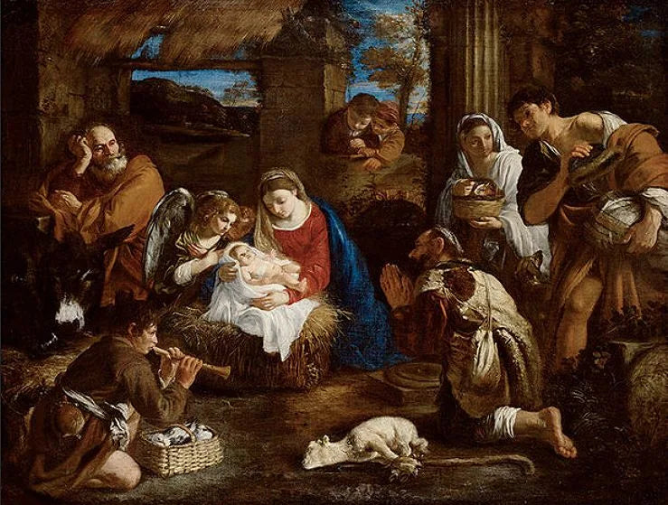 L'Adoration des bergers - Pier Francesco Mola