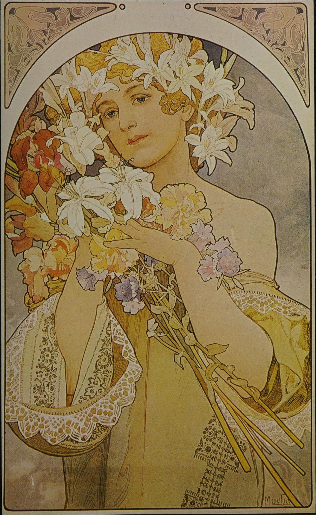 Fruit and Flower - Alfons Mucha (1897) - Alfons Mucha
