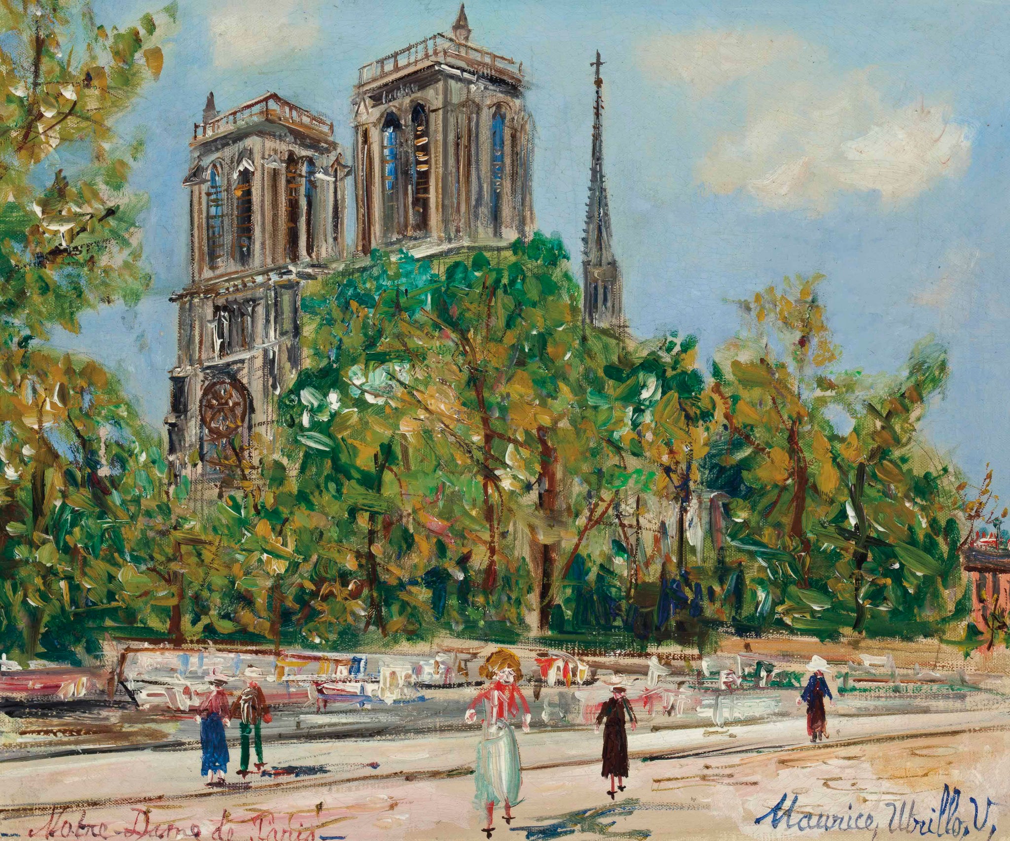 Notre-Dame de Paris - Maurice Utrillo