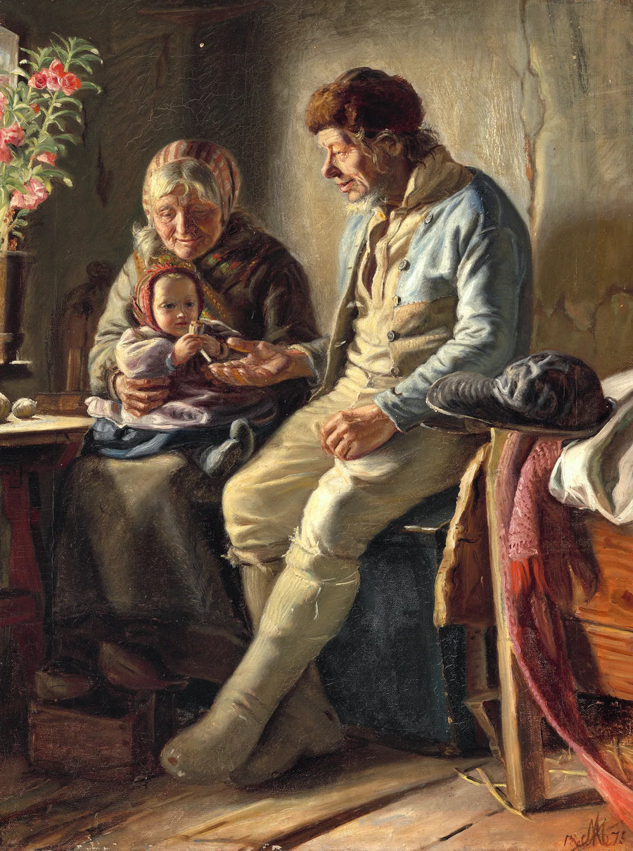 Les grands-parents. - Michael Peter Ancher