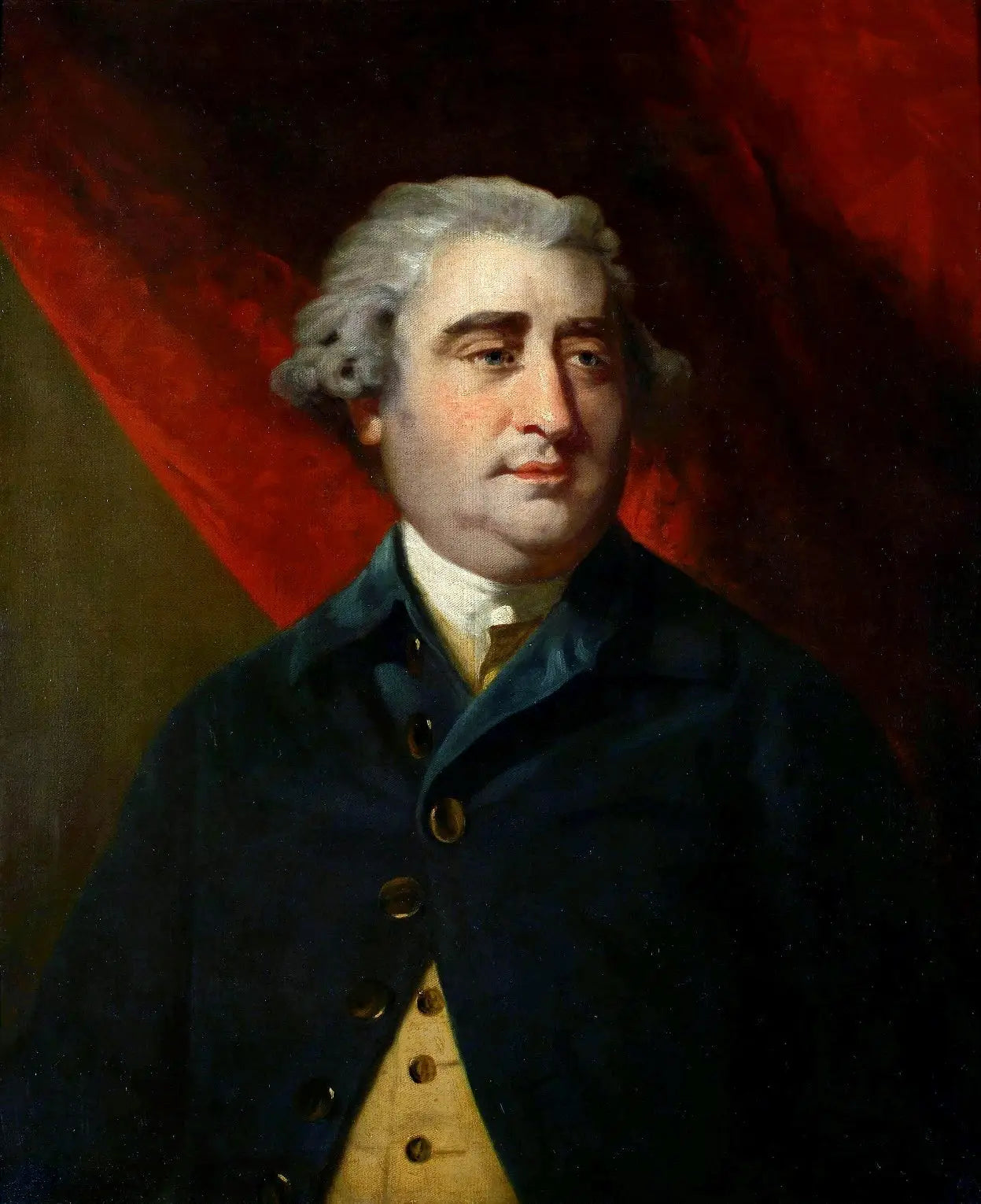 Portrait de Charles James Fox. - Joshua Reynolds image 1 copie de tableau peinte à la main