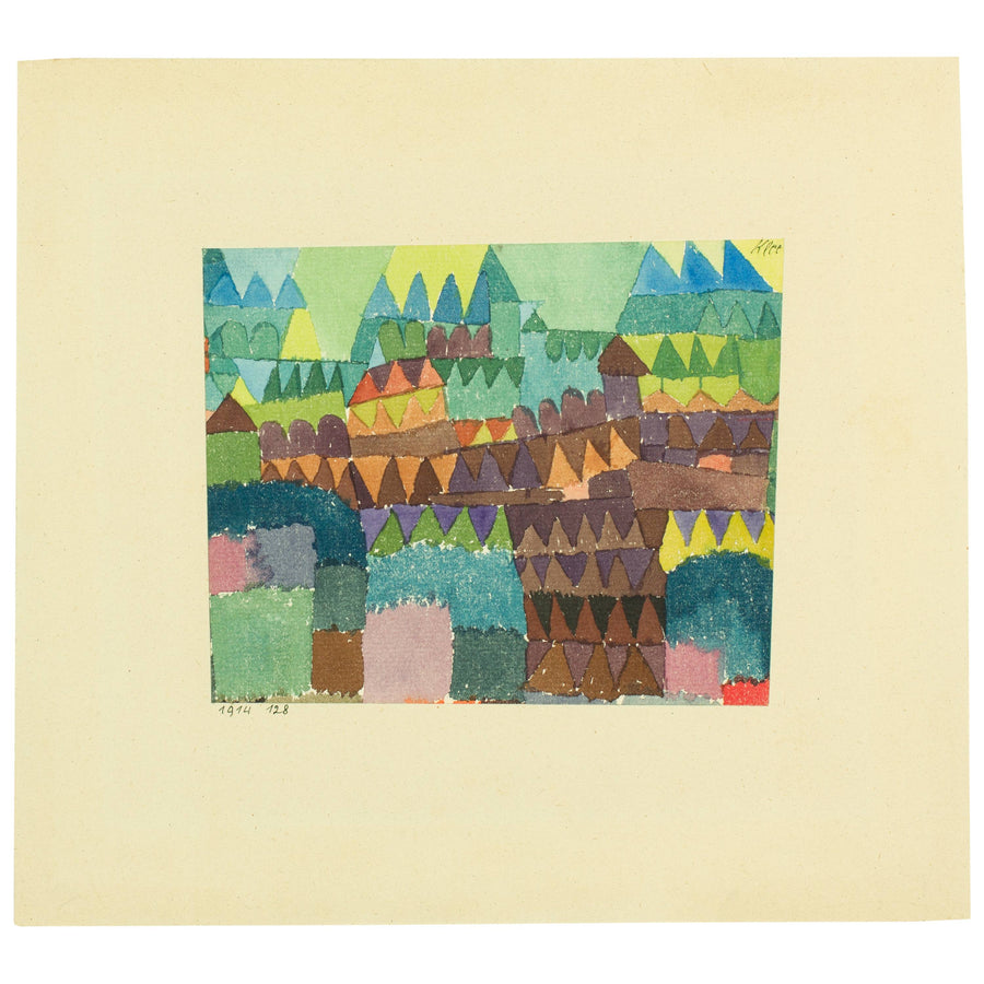 Befestigter Ort FM 216 Bavarian State Painting Collections - Paul Klee