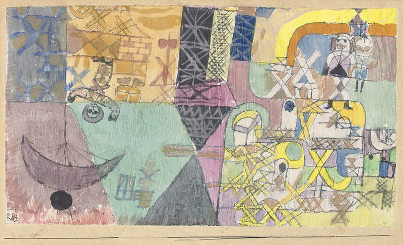 Asiatische Gaukler 1919 - Paul Klee