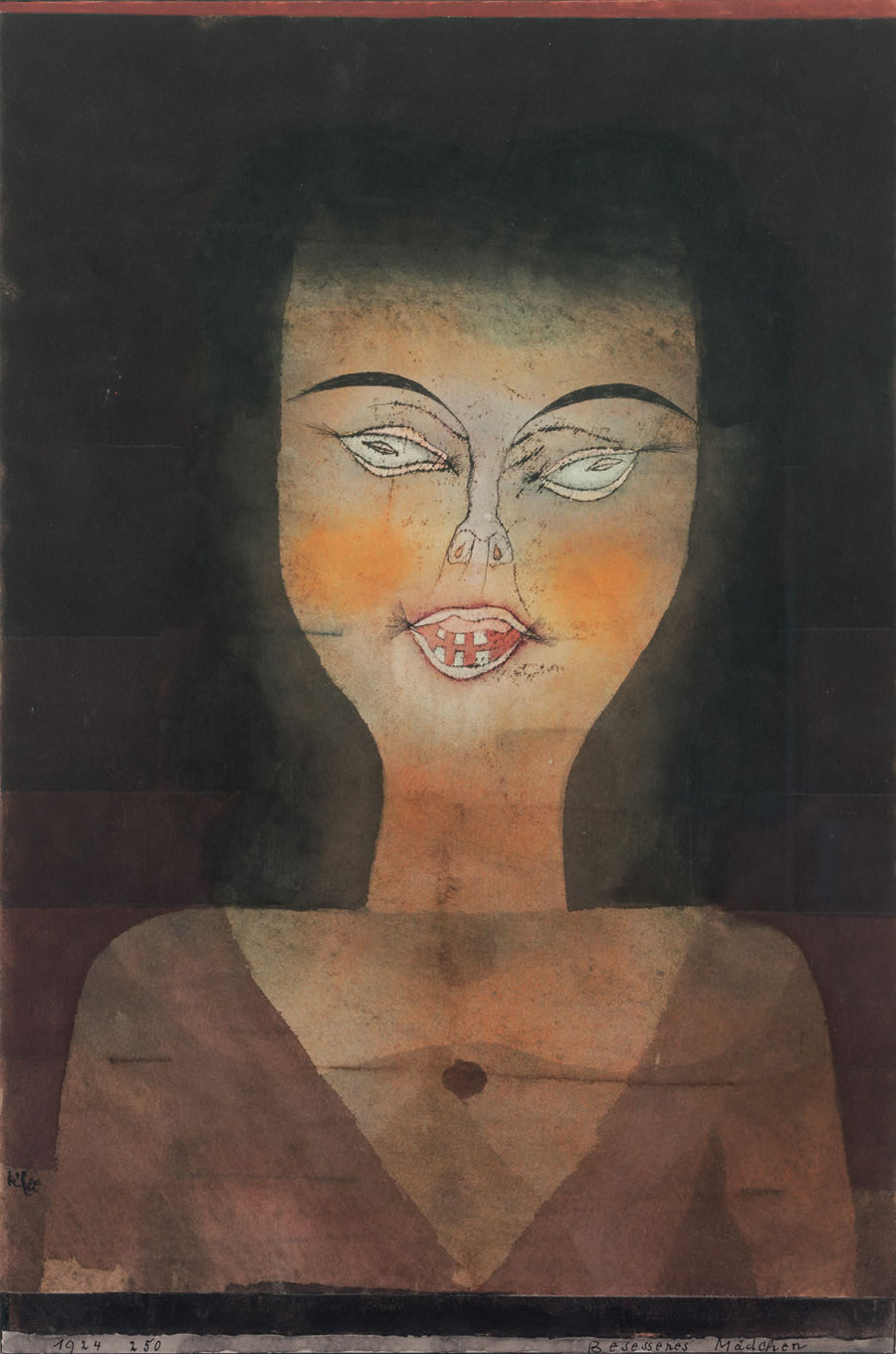 Besessenes Mädchen - Paul Klee