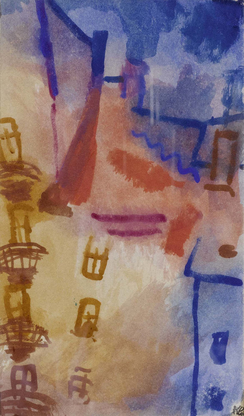 Der Hof 1913 - Paul Klee