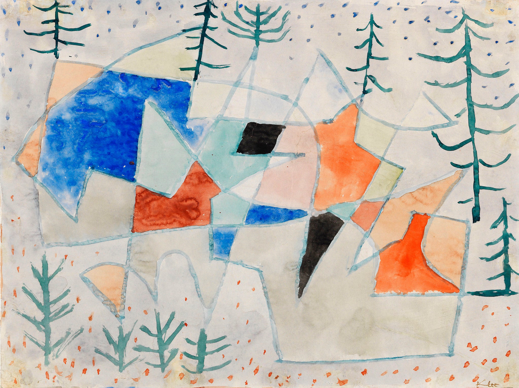 Edelklippe 1933 — Paul Klee