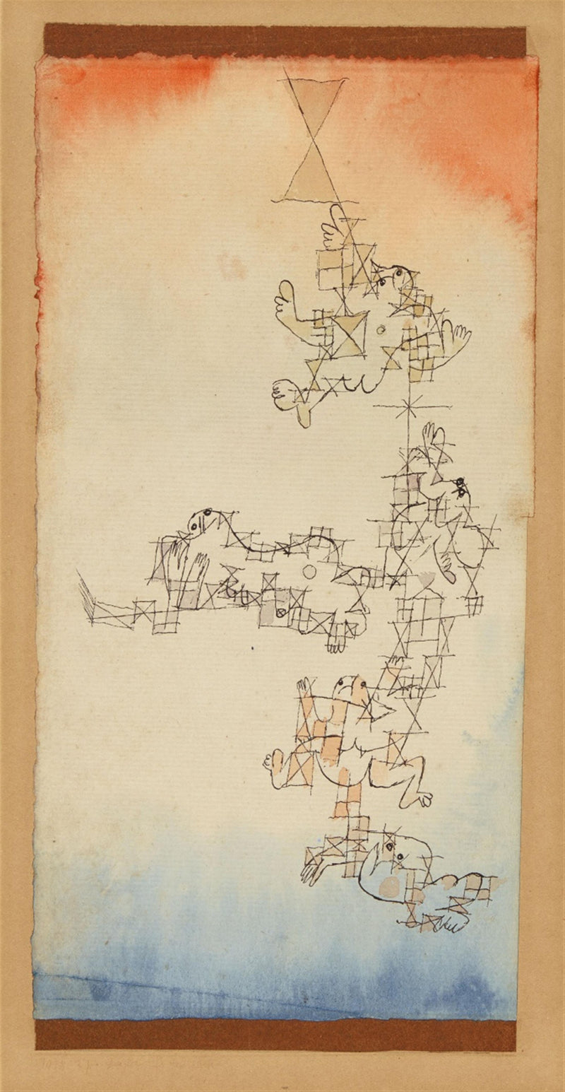 Geister als Akrobaten 1918 - Paul Klee