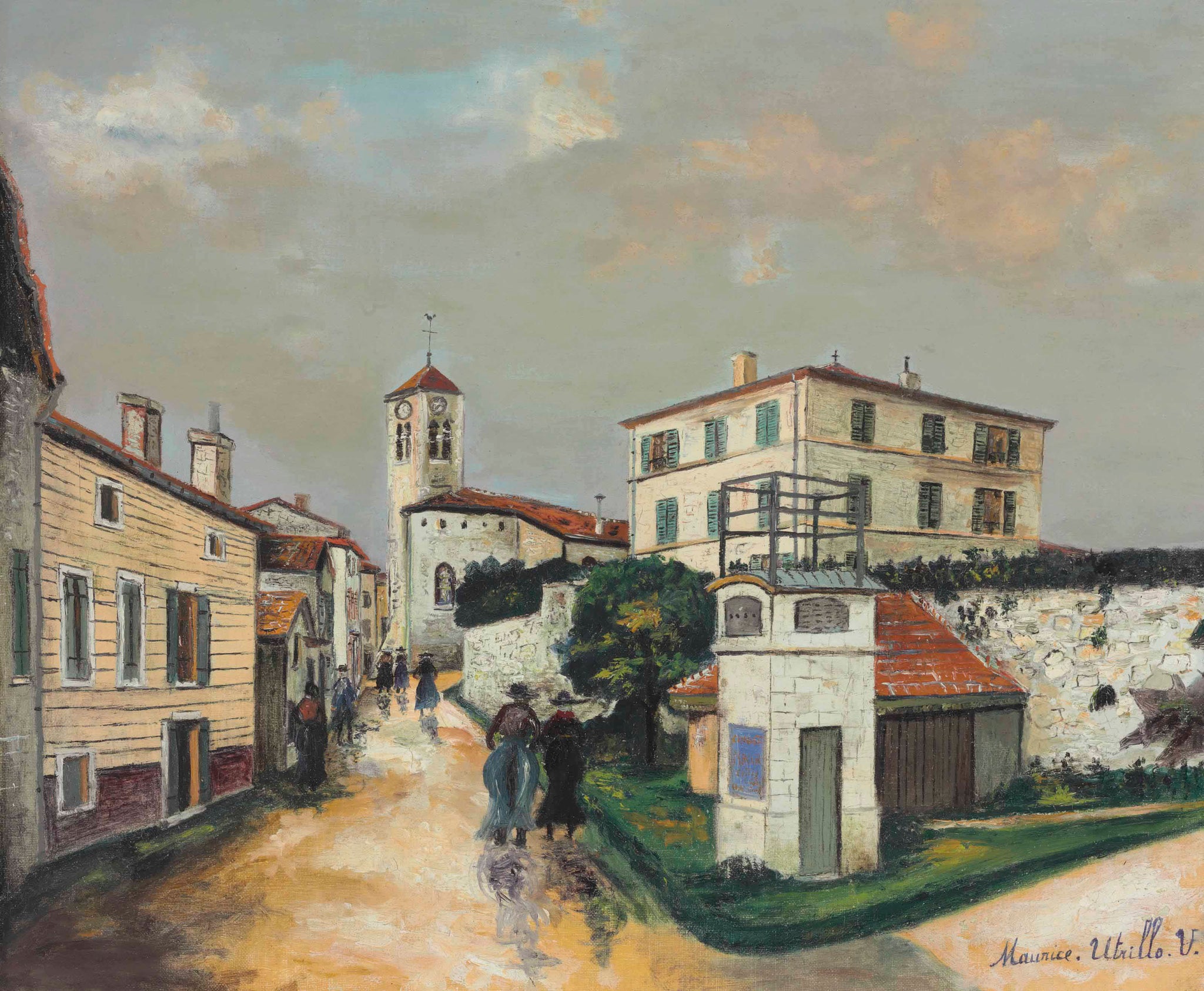 Paysage à Lucenay - Maurice Utrillo