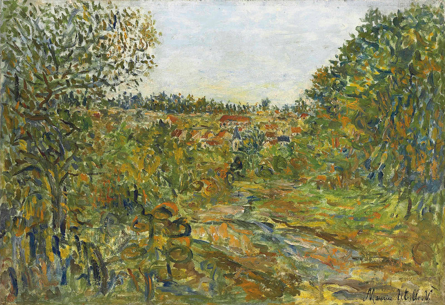 Paysage à Montmagny (1906) - Maurice Utrillo