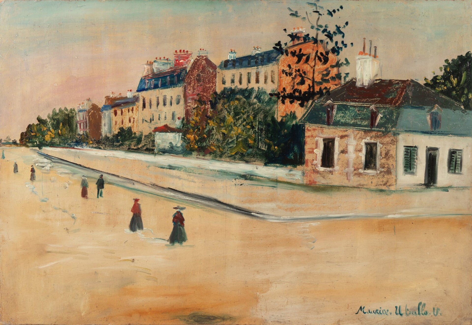 Paysage de banlieue - Maurice Utrillo