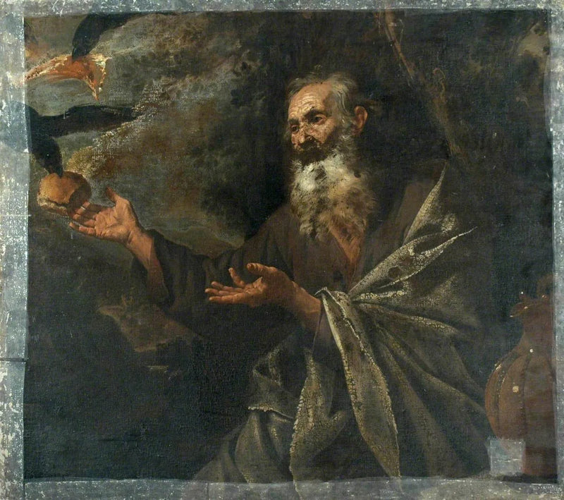 Elijah nourri par les Corbeaux - Pier Francesco Mola