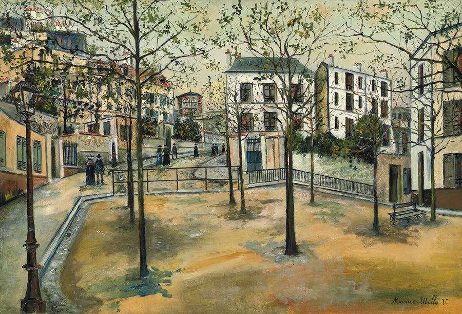 Place Ravignan (1916) - Maurice Utrillo