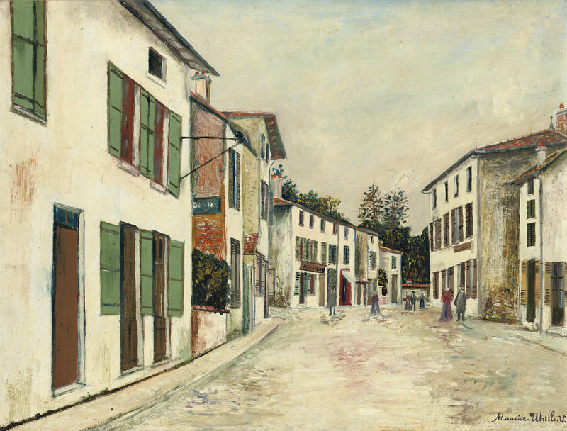 Place de village (1917) - Maurice Utrillo
