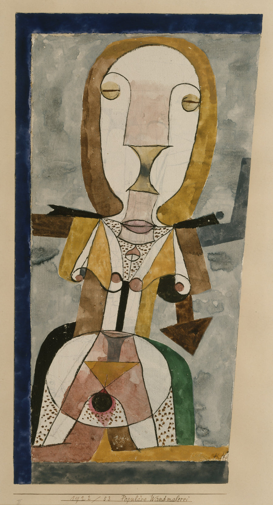 Popular Wall-Painting - Paul Klee