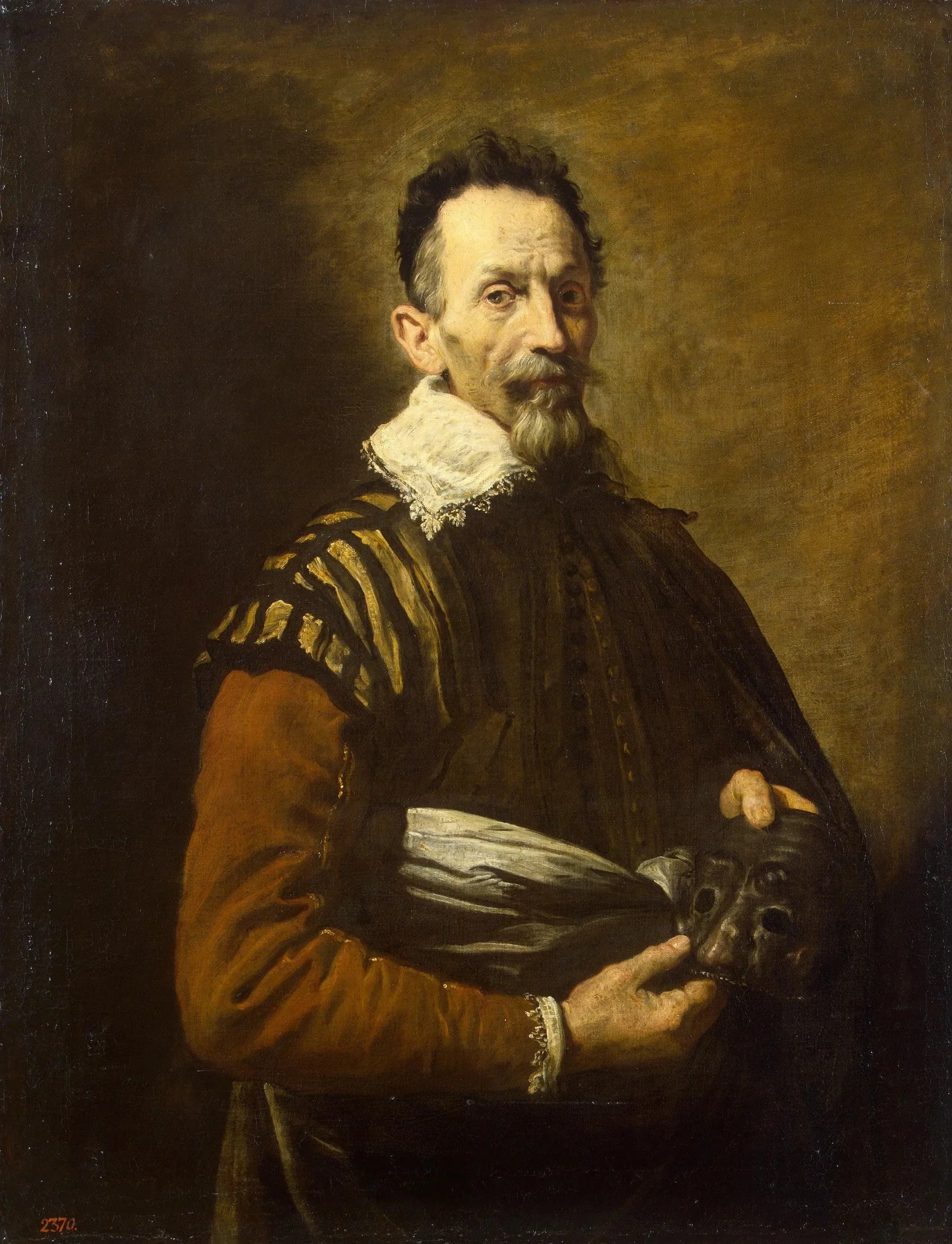 Portrait de Comédien - Domenico Fetti image 1 copie peinte à la main à l’huile