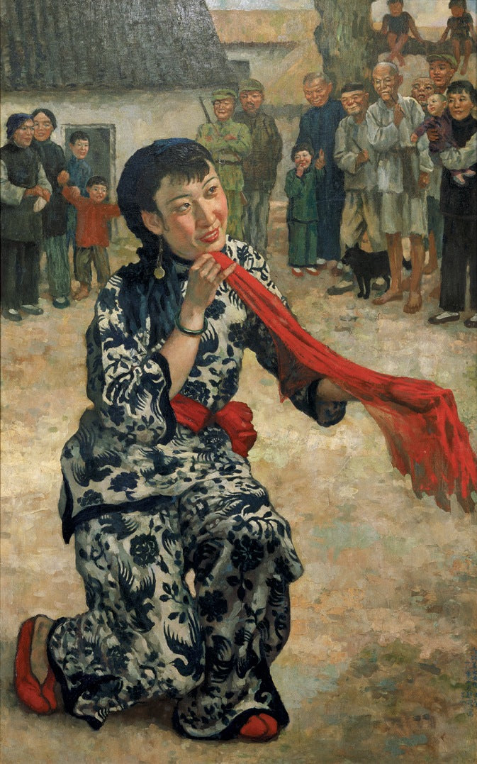Baisse ton fouet, Xu Beihong, 1939, huile sur toile