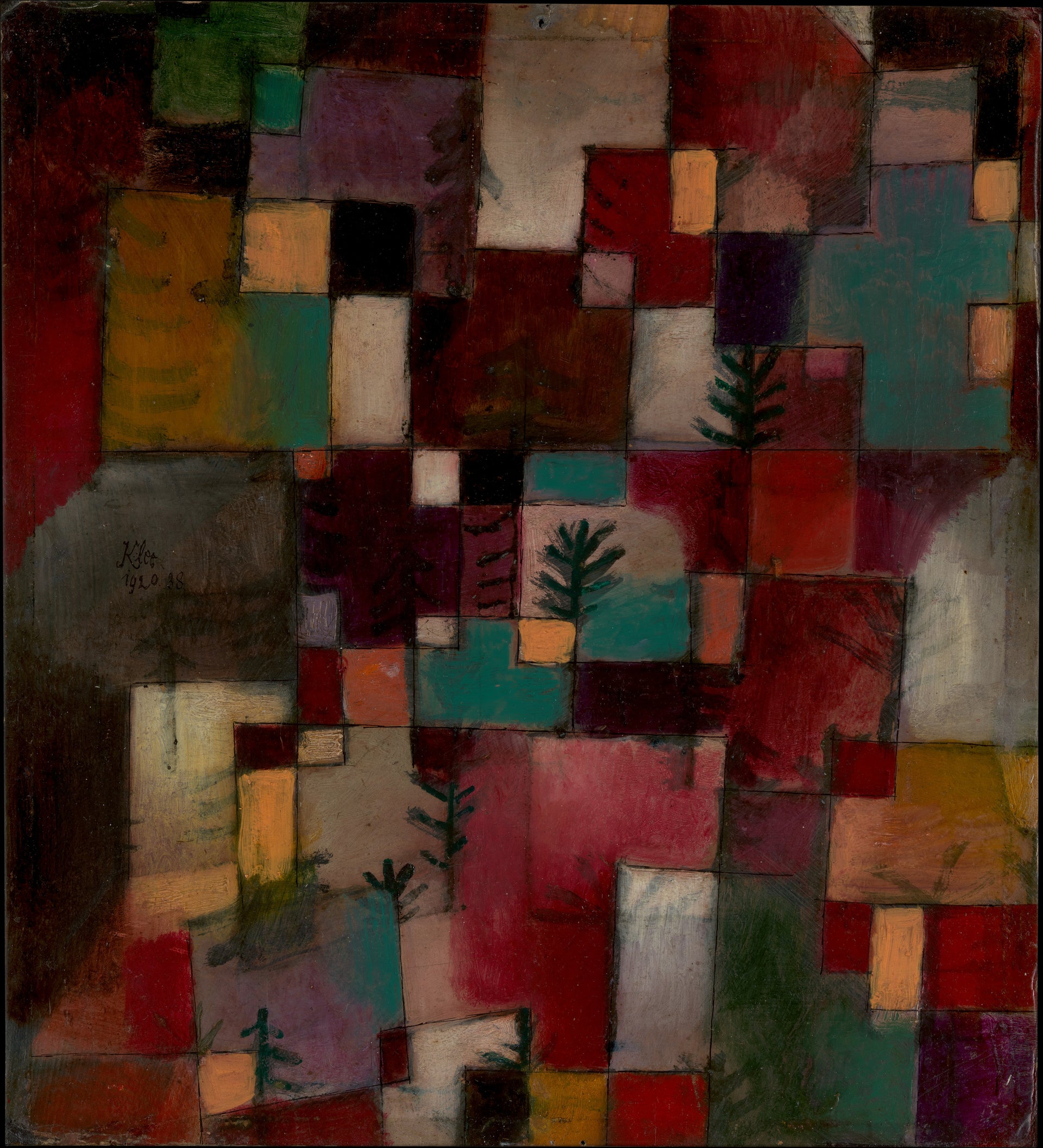 Redgreen and Violet-Yellow Rhythms — Paul Klee