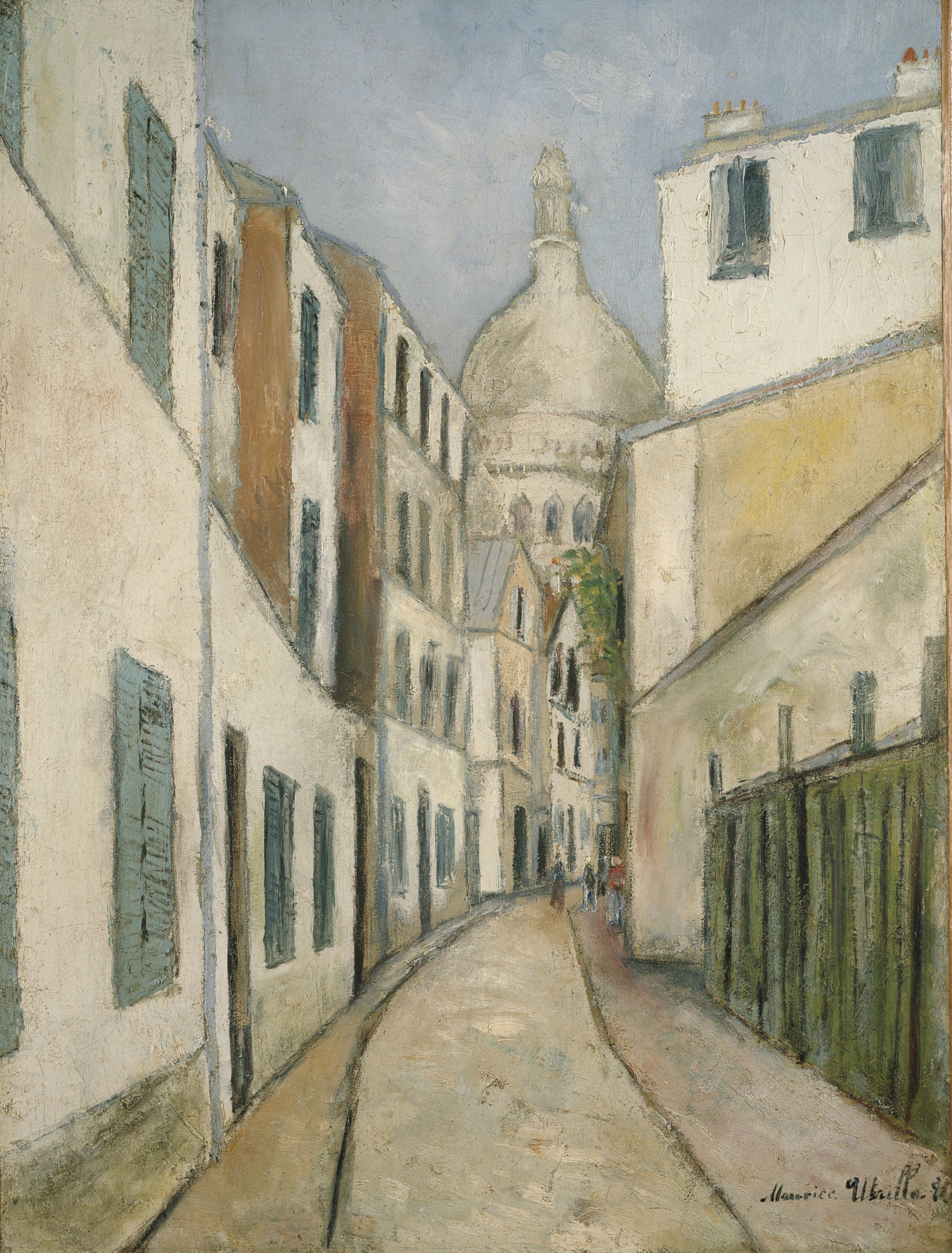 Rue Saint-Rustique - Maurice Utrillo