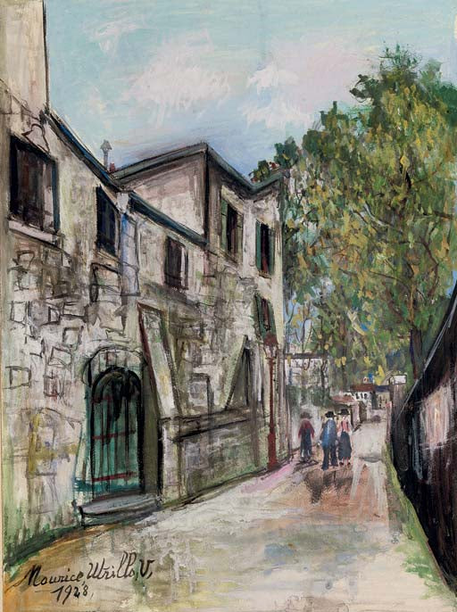 Rue Saint-Vincent - Maurice Utrillo