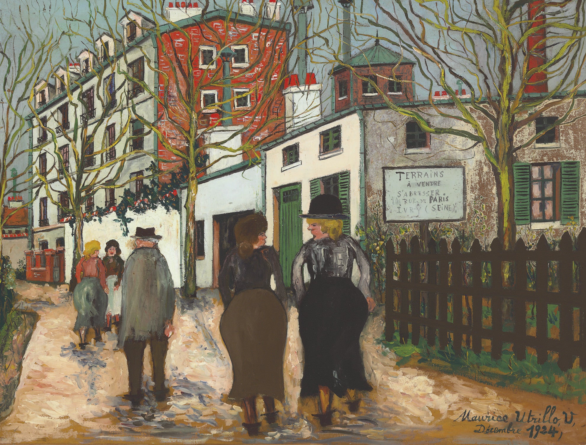 Rue à Ivry - Maurice Utrillo