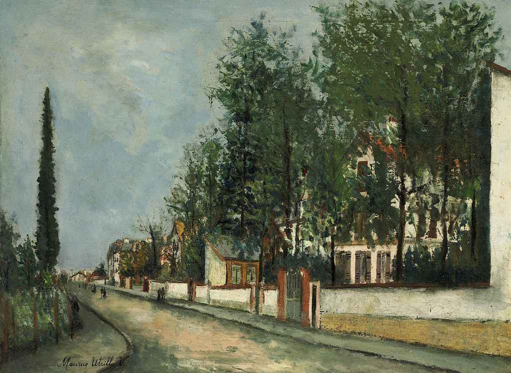 Rue d'Eaubonne à Sannois - Maurice Utrillo
