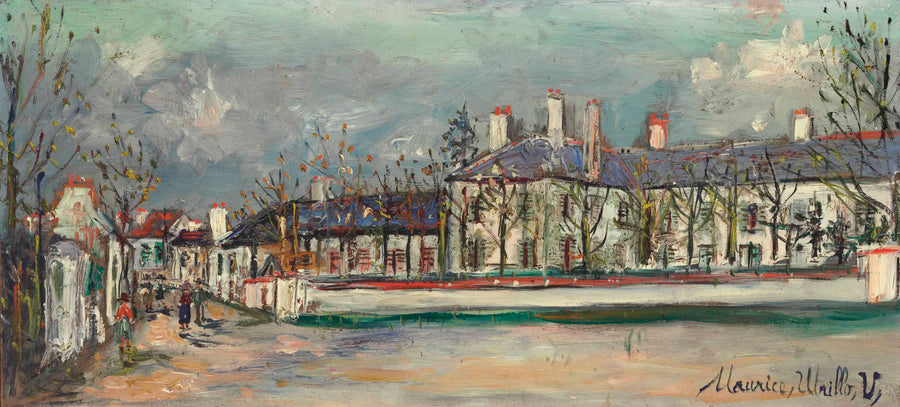 Rue de banlieue - Maurice Utrillo