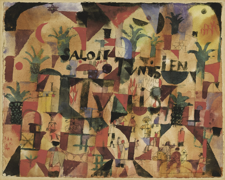 Salon Tunisien (Traffic on the Boulevard Tunis) - Paul Klee