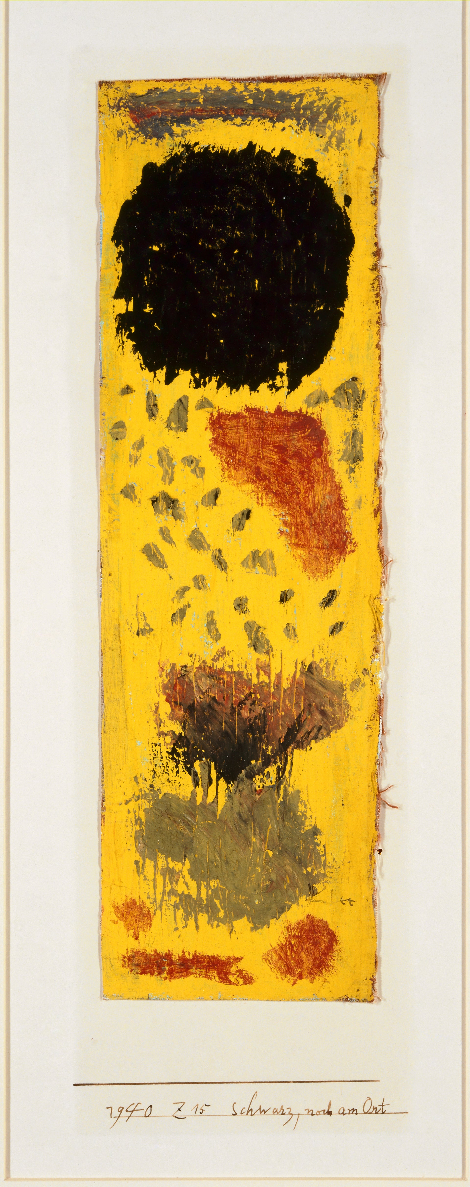 Schwarz, noch am Ort, 1940 — Paul Klee