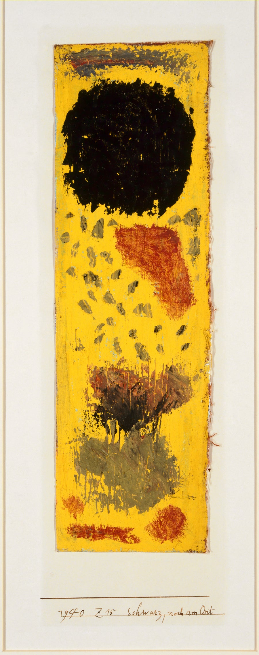 Schwarz, noch am Ort, 1940 - Paul Klee