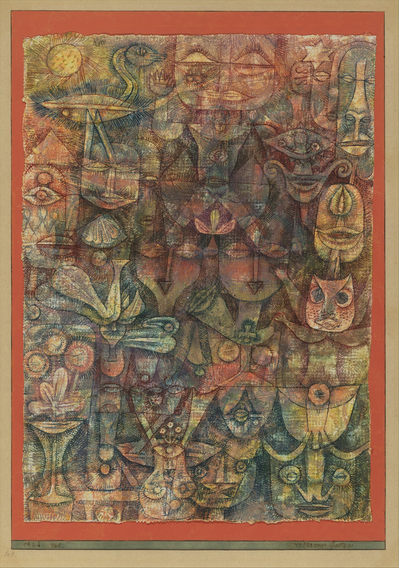 Strange Garden - Paul Klee