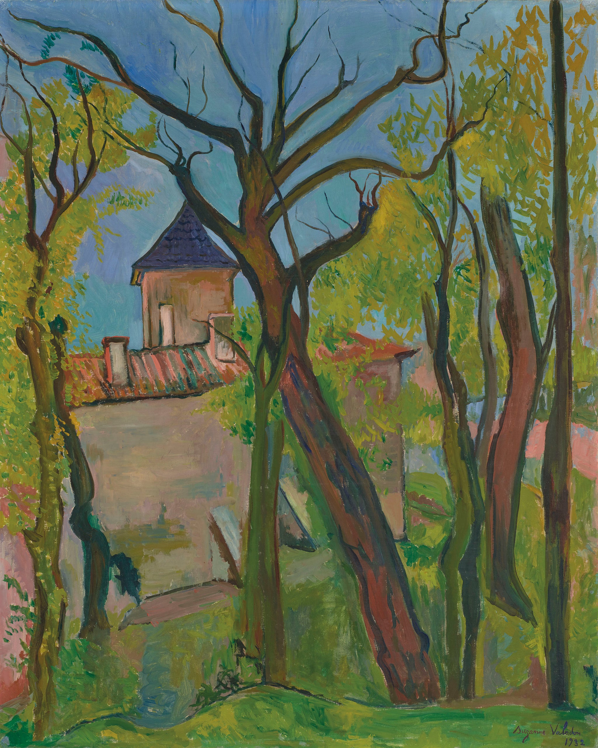 Paysage à Saint-Bernard (Ain) — Suzanne Valadon