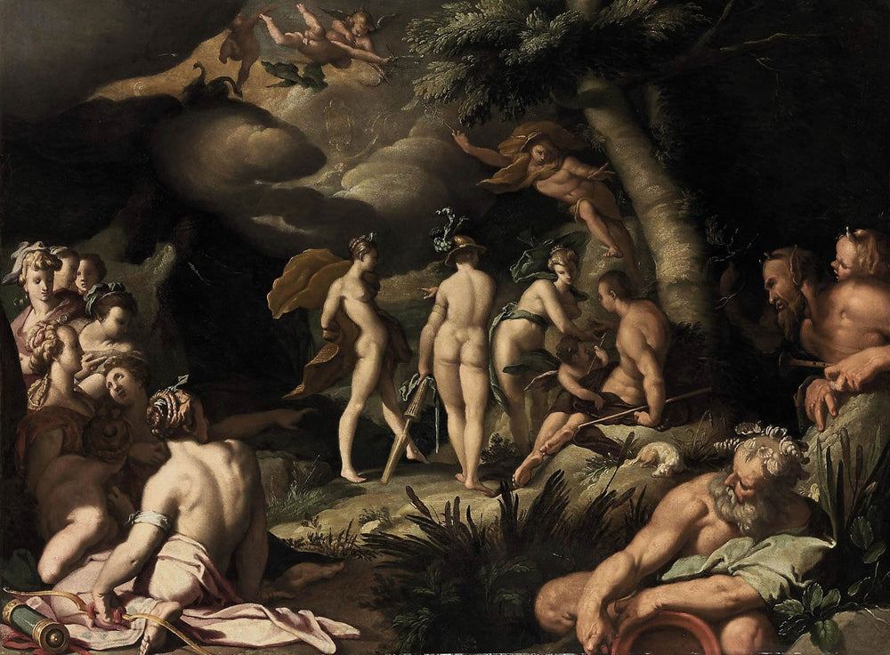 Le Jugement de Paris - Abraham Bloemaert image 1 copie de tableau peinte à la main