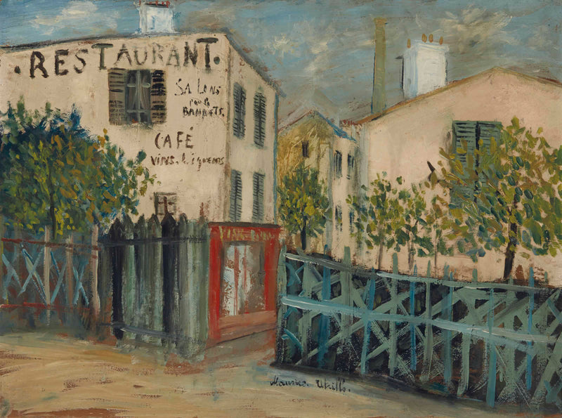 Un coin de la butte Montmartre (1918) - Maurice Utrillo