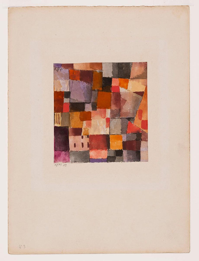 Sans titre (1914) - Paul Klee