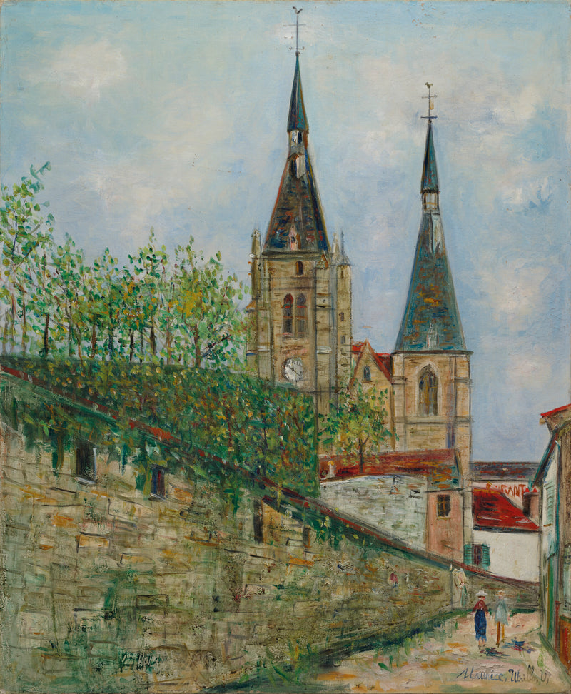 Vue d'église - Maurice Utrillo