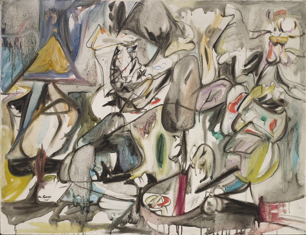 Arshile Gorky, The Leaf of the Artichoke Is an Owl, 1944, Museum of Modern Art