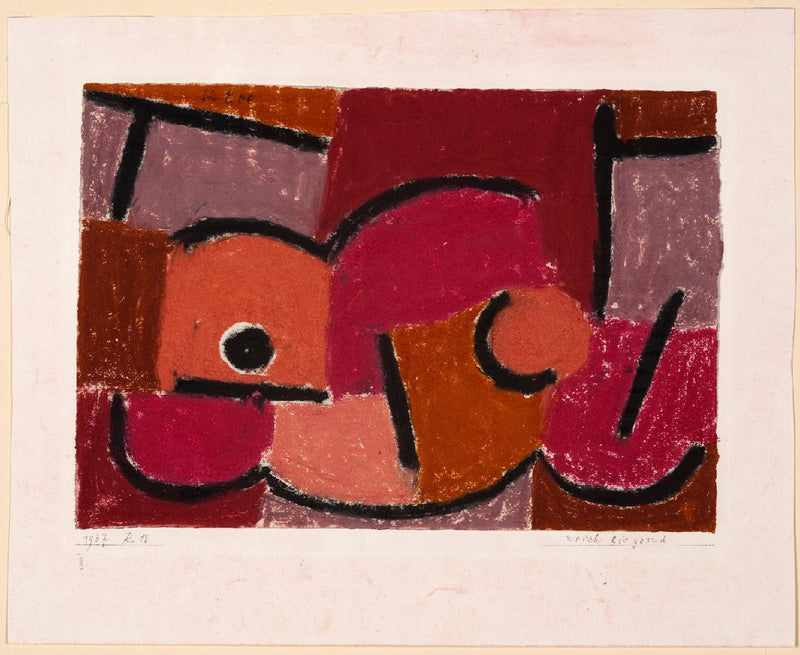 Weich liegend, 1937 - Paul Klee
