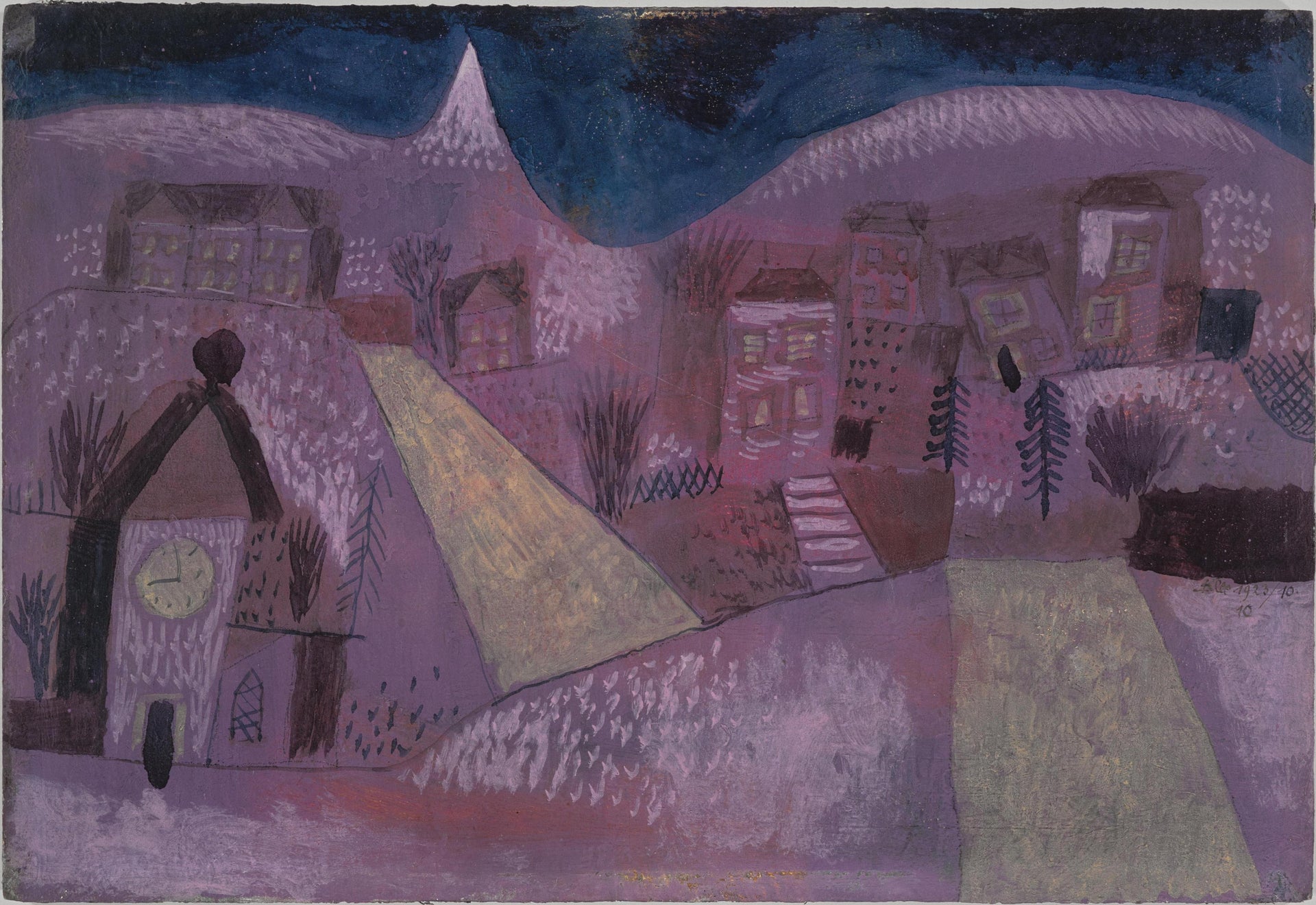 Paysage d'hiver — Paul Klee